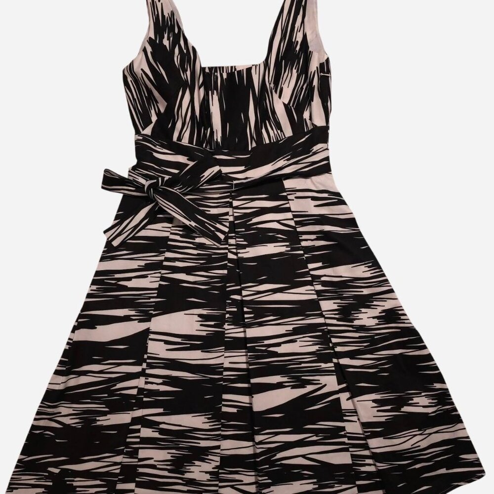 Calvin Klein Women's Black and White Dress